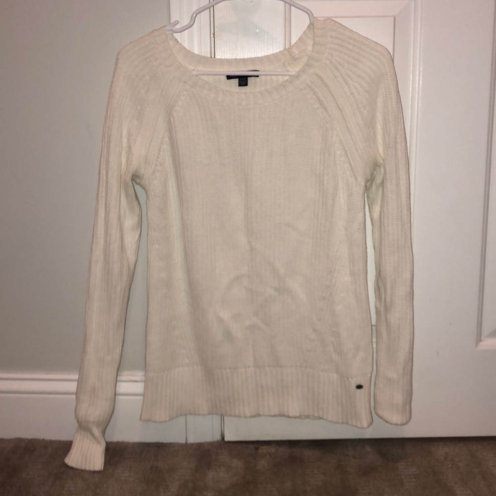 American Eagle cream sweater